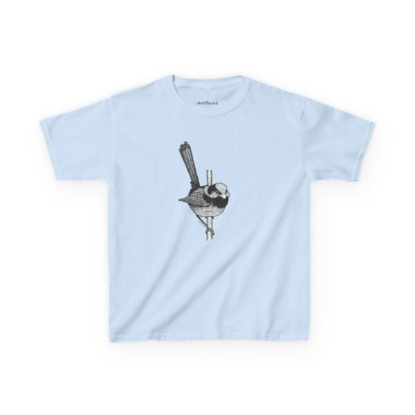 Blue Fairy Wren Kids Unisex Cotton T-shirt