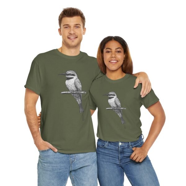 Rainbow Bee-Eater Adult Unisex Cotton T-Shirt - Image 26