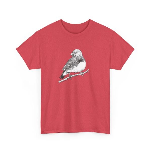 Zebra Finch Adult Unisex Cotton T-Shirt - Image 22