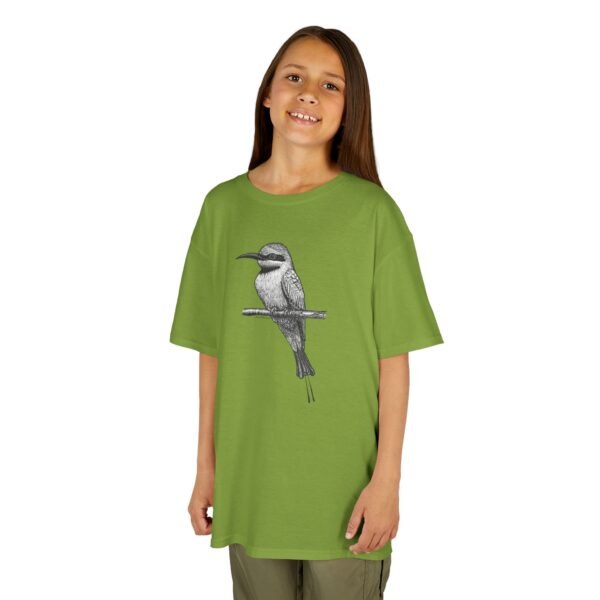 Rainbow Bee-Eater Kids Unisex Cotton T-Shirt - Image 3