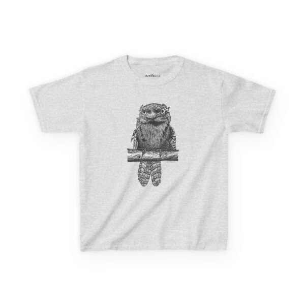 Tawny Frogmouth Kids Unisex Cotton T-shirt - Image 15