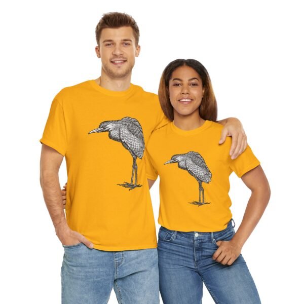 Nankeen Night Heron Adult Unisex Cotton TShirt - Image 53