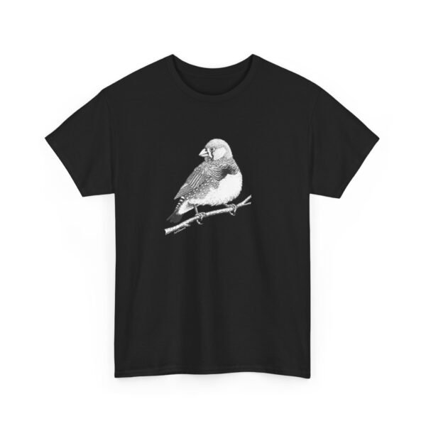 Zebra Finch Adult Unisex Cotton T-Shirt - Image 34