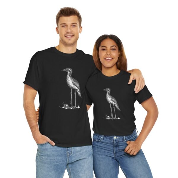 Bush Stone-Curlew Adult Unisex Cotton T-Shirt - Image 20