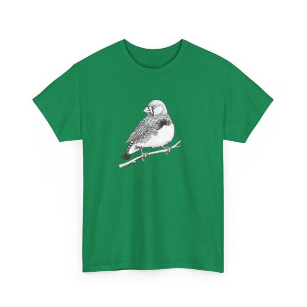 Zebra Finch Adult Unisex Cotton T-Shirt - Image 16