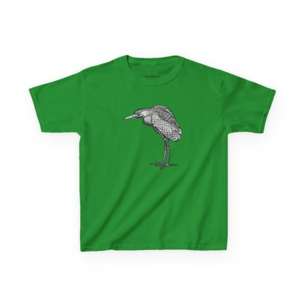 Nankeen Night Heron Kids Unisex Cotton T-Shirt - Image 10