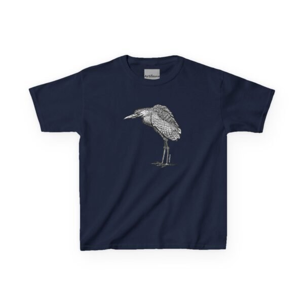 Nankeen Night Heron Kids Unisex Cotton T-Shirt