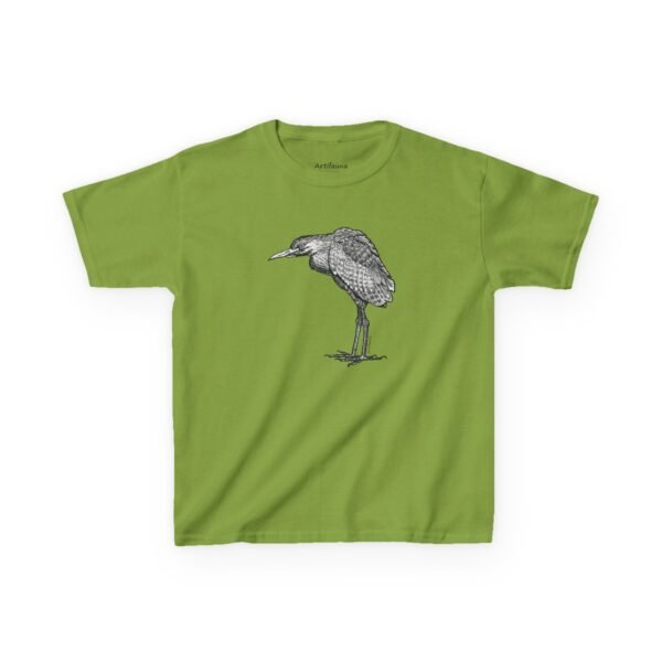 Nankeen Night Heron Kids Unisex Cotton T-Shirt - Image 16