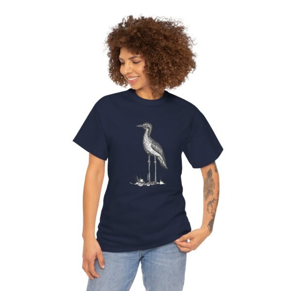 Bush Stone-Curlew Adult Unisex Cotton T-Shirt - Image 6