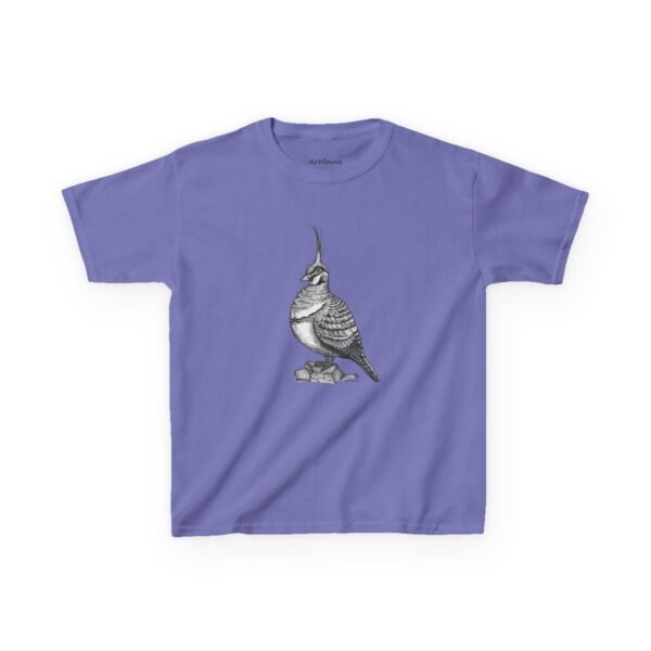 Spinifex Pigeon Kids Unisex Cotton T-Shirt - Image 18