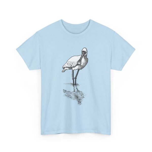 Royal Spoonbill Adult Unisex Cotton T-Shirt - Image 2