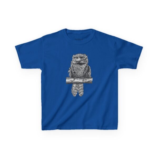 Tawny Frogmouth Kids Unisex Cotton T-shirt - Image 10