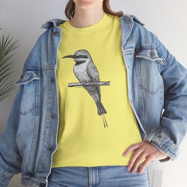 Rainbow Bee-Eater Adult Unisex Cotton T-Shirt - Image 9