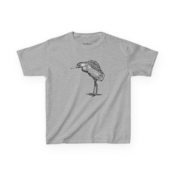 Nankeen Night Heron Kids Unisex Cotton T-Shirt - Image 9