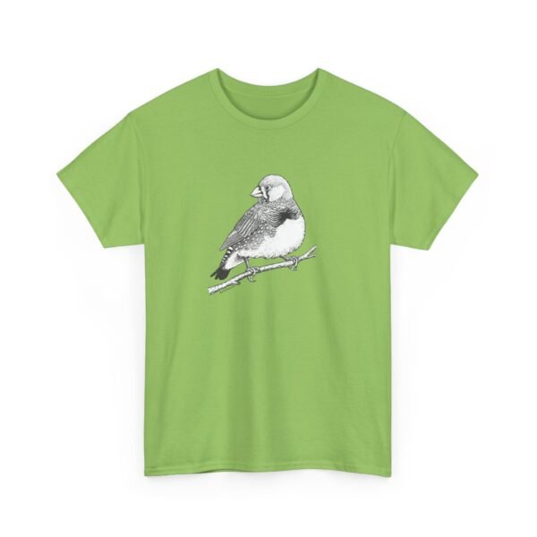 Zebra Finch Adult Unisex Cotton T-Shirt - Image 40