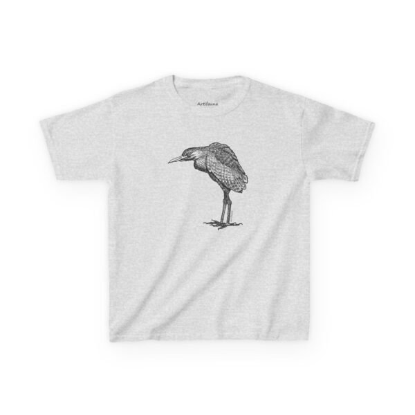 Nankeen Night Heron Kids Unisex Cotton T-Shirt - Image 15