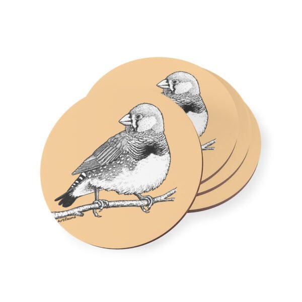 Zebra Finch Coasters - Image 5