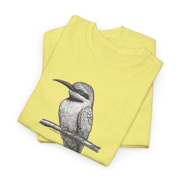 Rainbow Bee-Eater Adult Unisex Cotton T-Shirt - Image 4