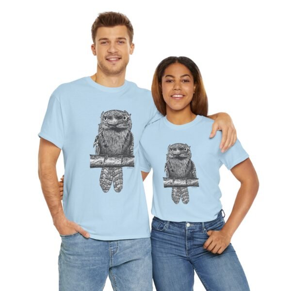 Tawny Frog Mouth Adult Unisex Cotton T-Shirt - Image 26