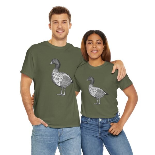 Australian Wood Duck Adult Unisex Cotton T-Shirt - Image 38