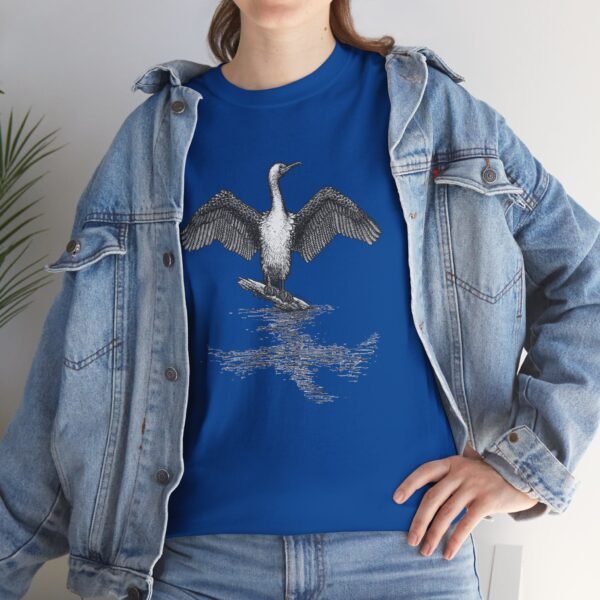 Cormorant Adult Unisex Cotton T-Shirt - Image 9