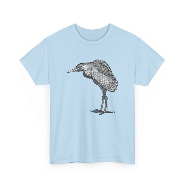 Nankeen Night Heron Adult Unisex Cotton TShirt - Image 18