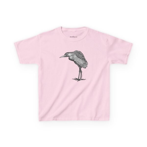 Nankeen Night Heron Kids Unisex Cotton T-Shirt - Image 12