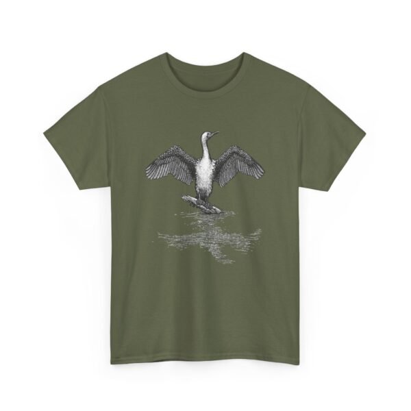 Cormorant Adult Unisex Cotton T-Shirt - Image 25