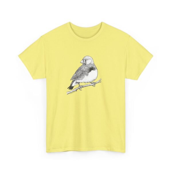 Zebra Finch Adult Unisex Cotton T-Shirt - Image 20