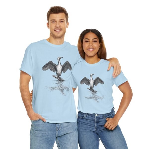 Cormorant Adult Unisex Cotton T-Shirt - Image 36