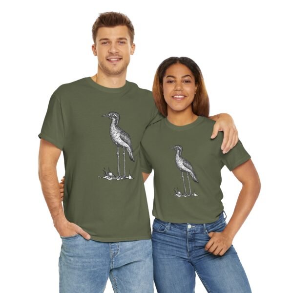 Bush Stone-Curlew Adult Unisex Cotton T-Shirt - Image 26