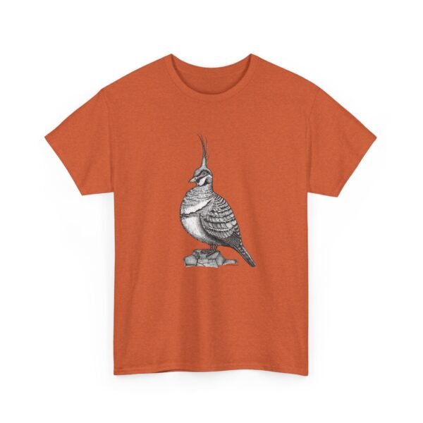 Spinifex Pigeon Adult Unisex Cotton T-Shirt - Image 2