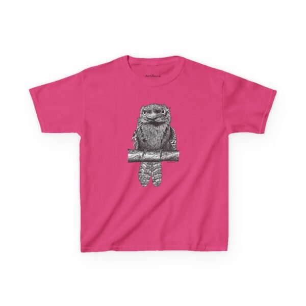 Tawny Frogmouth Kids Unisex Cotton T-shirt - Image 13