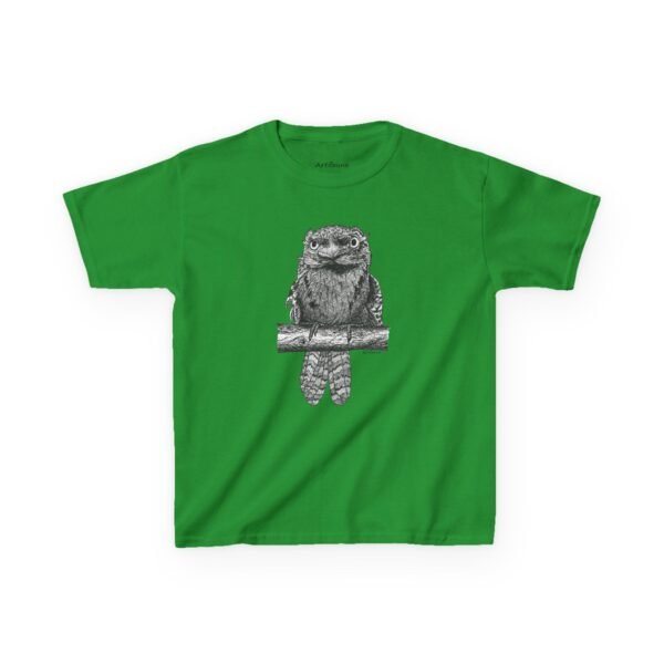 Tawny Frogmouth Kids Unisex Cotton T-shirt - Image 9