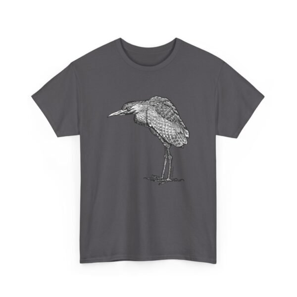 Nankeen Night Heron Adult Unisex Cotton TShirt - Image 12