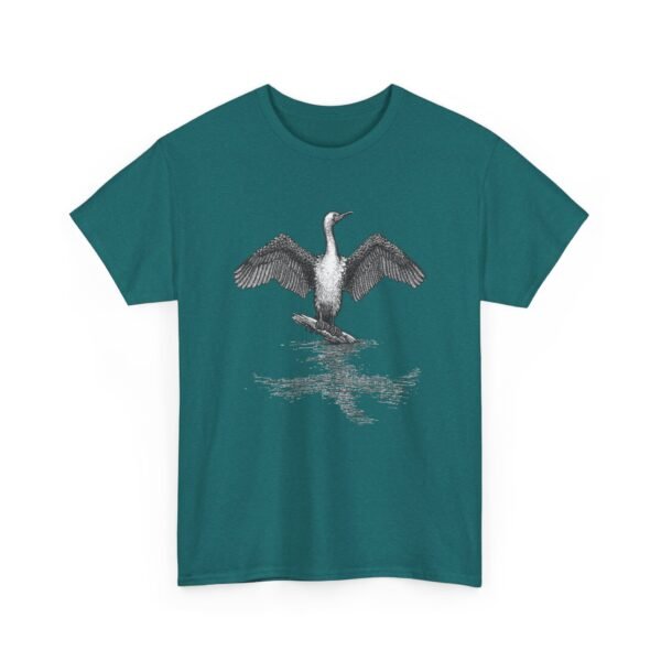 Cormorant Adult Unisex Cotton T-Shirt - Image 39