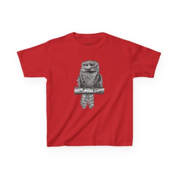 Tawny Frogmouth Kids Unisex Cotton T-shirt - Image 14