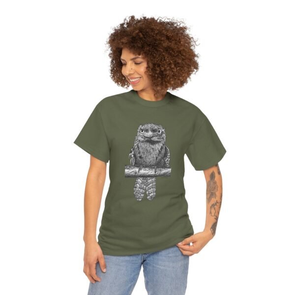 Tawny Frog Mouth Adult Unisex Cotton T-Shirt - Image 6