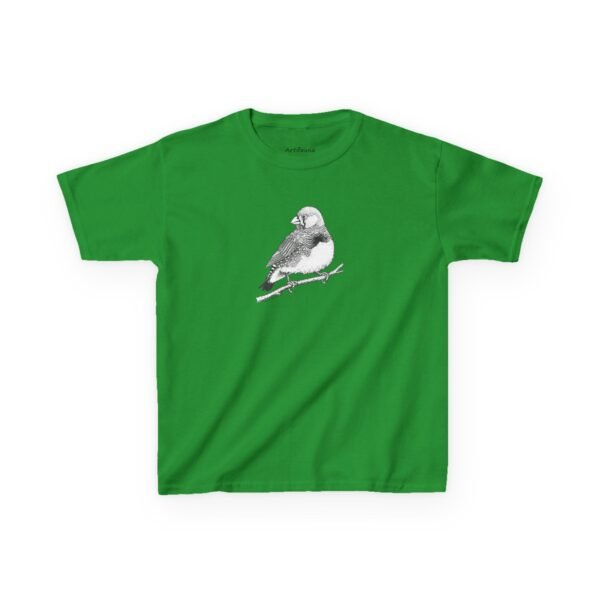 Zebra Finch Kids Unisex Cotton T-Shirt - Image 11