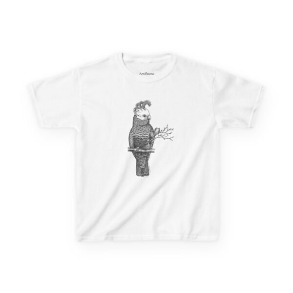 Gang Gang Cockatoo Kids Unisex Cotton T-Shirt - Image 7