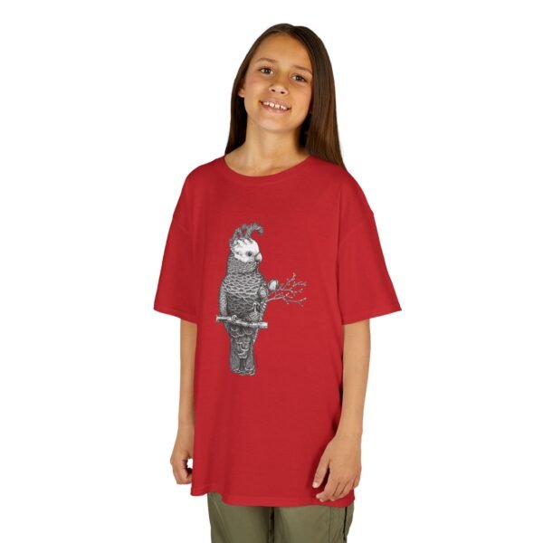 Gang Gang Cockatoo Kids Unisex Cotton T-Shirt - Image 3