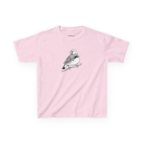 Zebra Finch Kids Unisex Cotton T-Shirt
