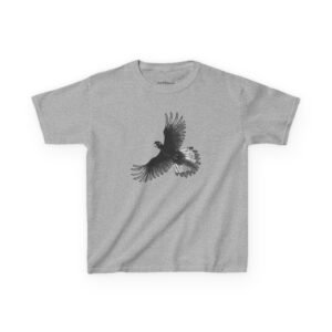 Yellow Tail Black Cockatoo Kids Unisex Cotton T-Shirt