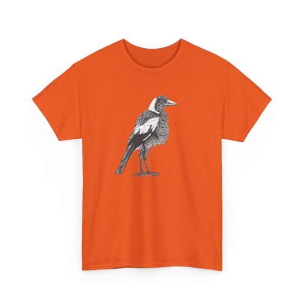 Australian Magpie Adult Unisex Cotton T-Shirt - Image 23