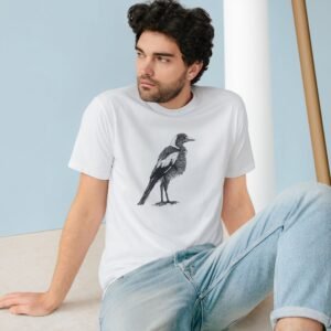 Australian Magpie Organic Cotton Unisex T-shirt