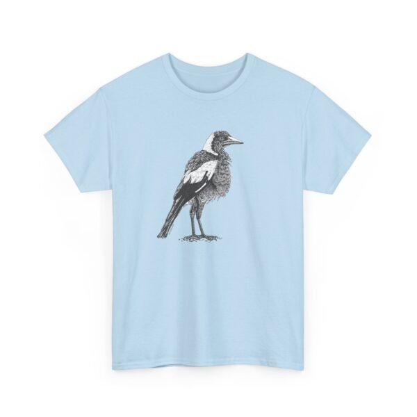 Australian Magpie Adult Unisex Cotton T-Shirt - Image 21