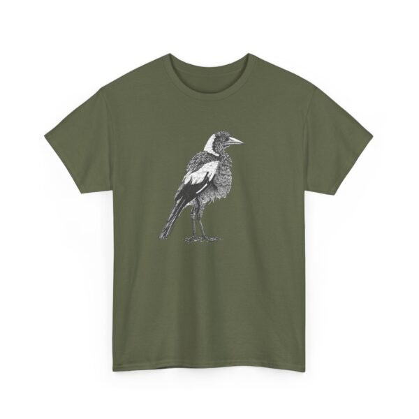 Australian Magpie Adult Unisex Cotton T-Shirt - Image 41