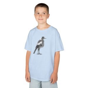 Australian Magpie Kids Unisex Cotton T-Shirt