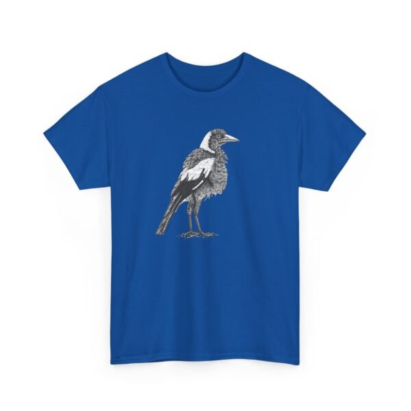 Australian Magpie Adult Unisex Cotton T-Shirt - Image 25