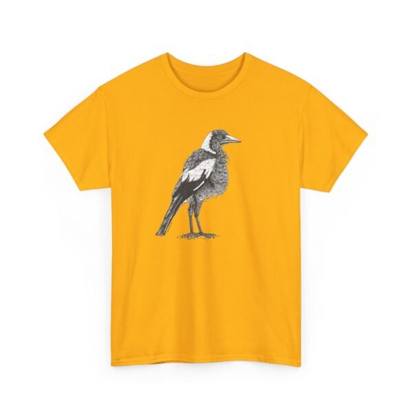 Australian Magpie Adult Unisex Cotton T-Shirt - Image 37